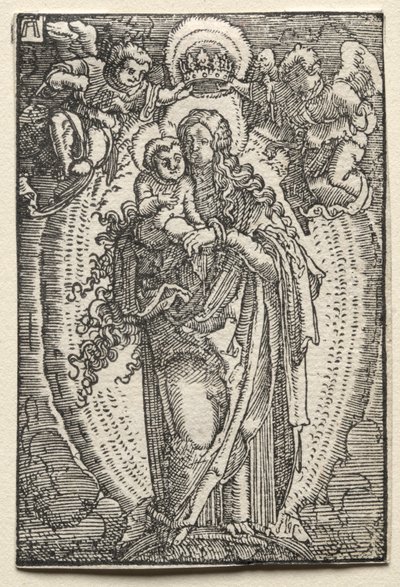 Der Sündenfall und die Erlösung des Menschen: Die Jungfrau als Himmelskönigin von Albrecht Altdorfer