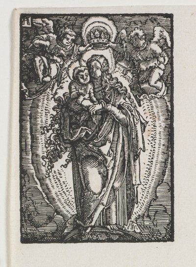 Der Fall und die Erlösung des Menschen: Die Jungfrau als Himmelskönigin von Albrecht Altdorfer