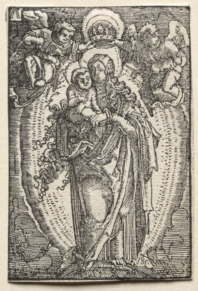 Der Fall und die Erlösung des Menschen: Die Jungfrau als Himmelskönigin, ca. 1515 von Albrecht Altdorfer