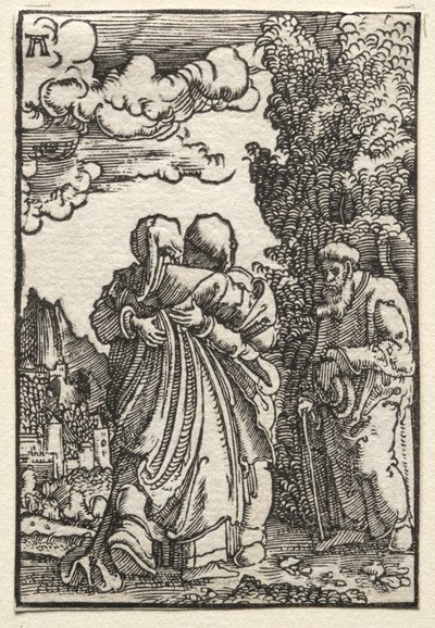 Der Fall und die Erlösung des Menschen: Die Heimsuchung, ca. 1515 von Albrecht Altdorfer