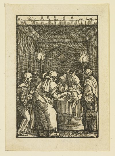 Der Hohepriester verweigert das Opfer von Joachim von Albrecht Altdorfer