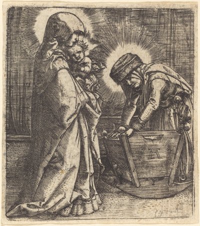 Die Jungfrau und das Kind und die heilige Anna von Albrecht Altdorfer