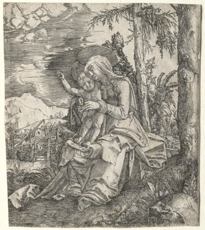 Die Jungfrau in einer Landschaft, ca. 1515 von Albrecht Altdorfer