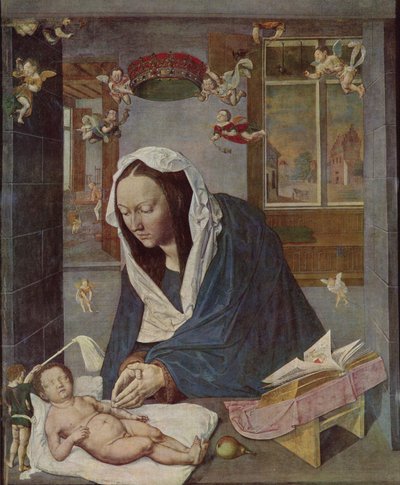 Albrecht-Dürer-Zentral-Panel-Marienaltar von Albrecht Dürer