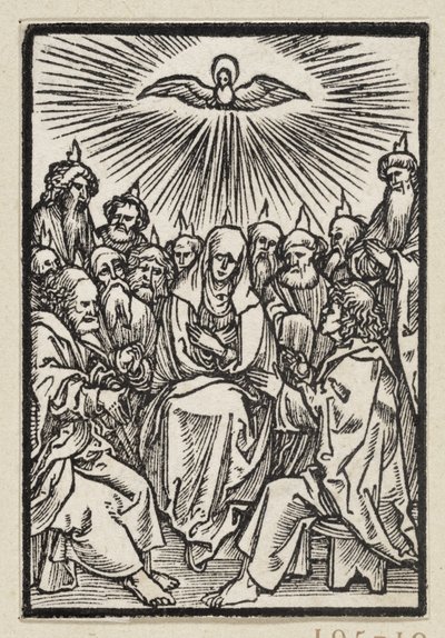 Ausgießung des Heiligen Geistes (63 religiöse Szenen) von Albrecht Dürer