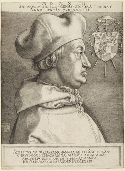 Kardinal Albrecht von Brandenburg von Albrecht Dürer