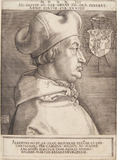 Kardinal Albrecht von Brandenburg; oder der große Kardinal von Albrecht Dürer