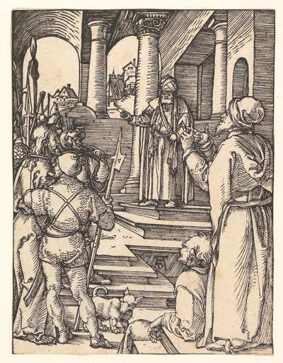 Christus vor Pilatus, aus "Die Kleine Passion" von Albrecht Dürer