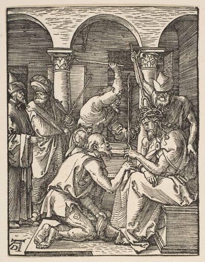 Christus mit Dornenkrone, aus Die Kleine Passion, ca. 1509 von Albrecht Dürer