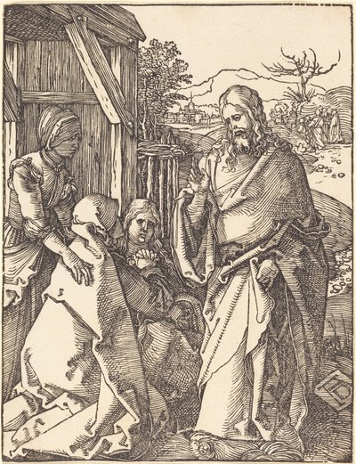 Christus nimmt Abschied von seiner Mutter von Albrecht Dürer
