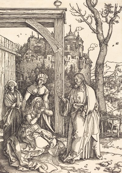 Christus nimmt Abschied von seiner Mutter, ca. 1504-1505 von Albrecht Dürer