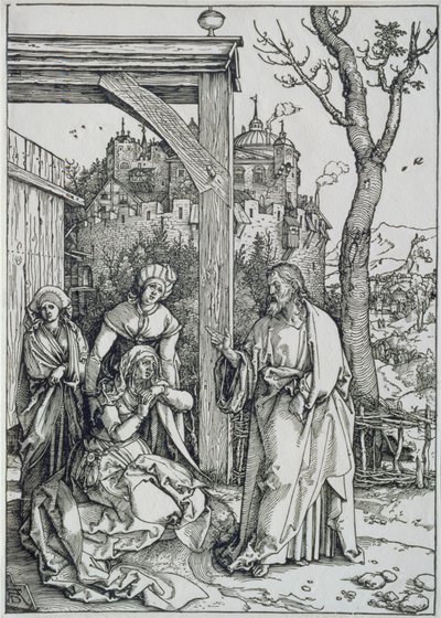 Christus nimmt Abschied von seiner Mutter von Albrecht Dürer