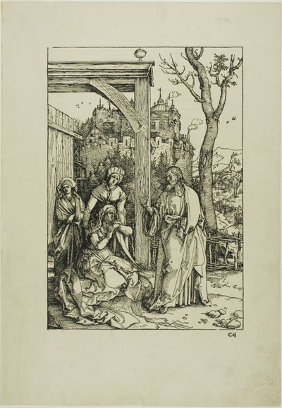 Christus nimmt Abschied von seiner Mutter, aus Das Leben der Jungfrau von Albrecht Dürer