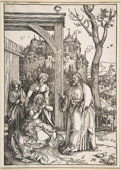 Christus nimmt Abschied von seiner Mutter, aus "Das Leben der Jungfrau" von Albrecht Dürer