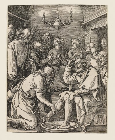 Christus wäscht die Füße der Jünger von Albrecht Dürer