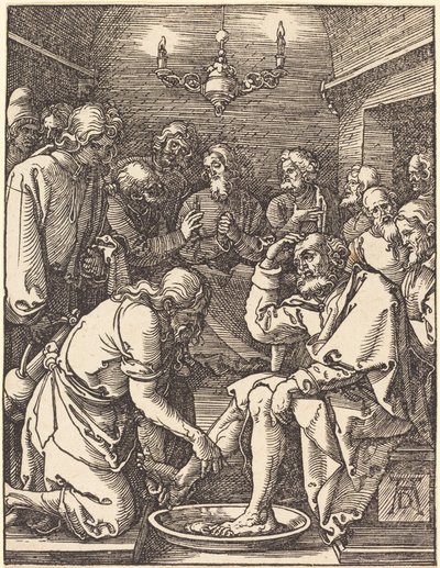 Christus wäscht die Füße der Jünger von Albrecht Dürer