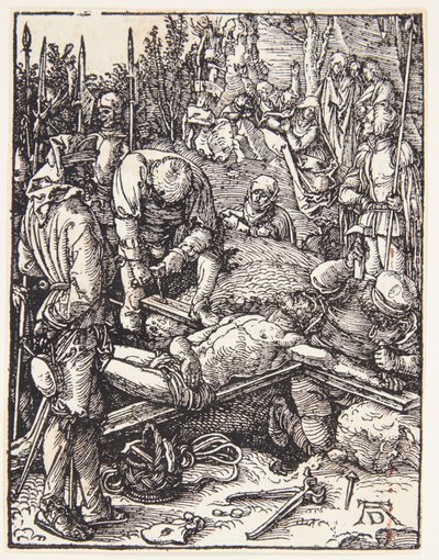 Christus ans Kreuz genagelt von Albrecht Dürer