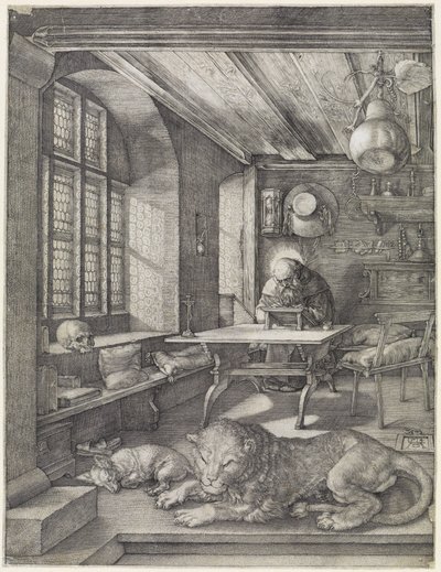 Der Heilige Hieronymus im Gehäus von Albrecht Dürer