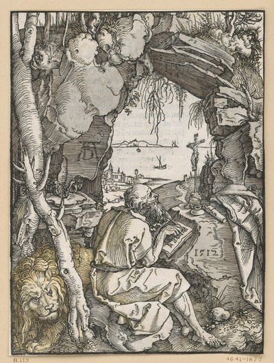 Der heilige Hieronymus in der Felsgrotte von Albrecht Dürer