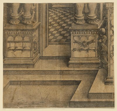 Die Ehrenpforte Kaiser Maximilians I. (10): Die Sockel des linken Portals von Albrecht Dürer