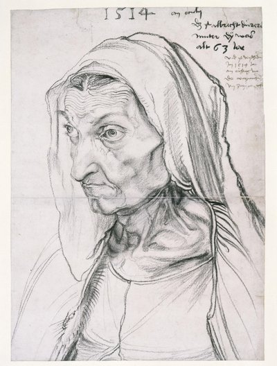 Die Mutter des Künstlers von Albrecht Dürer
