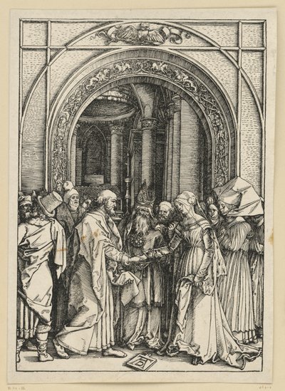 Die Verlobung der Maria (Marienleben) von Albrecht Dürer