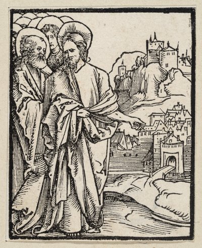 Die Weissagung von der Zerstörung Jerusalems (aus: Postilla, 43 Holzschnitte) von Albrecht Dürer