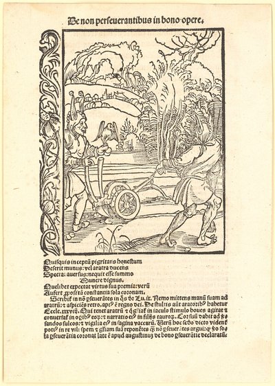 Guten Rat verschmähen von Albrecht Dürer