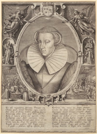 Heilige Sippe mit zwei musizierenden Engelknaben von Albrecht Dürer