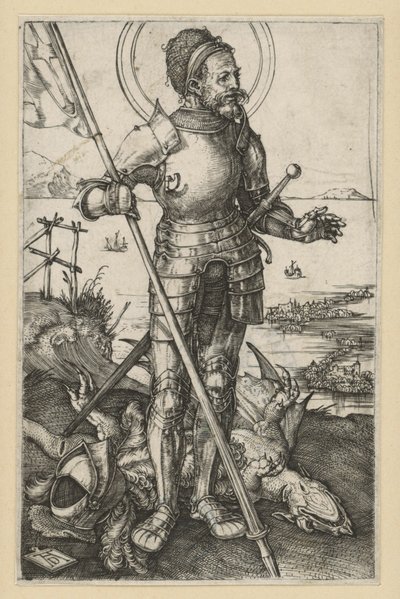 Heiliger Georg zu Fuß von Albrecht Dürer