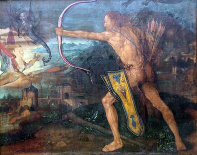 Herkules tötet die Stymphalischen Vögel von Albrecht Dürer