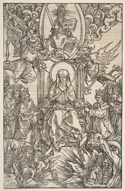 Illustration aus Revelations Sancte Birgitte, Koberger Nürnberg 1502 Deutscher Text von Albrecht Dürer
