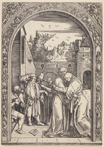 Joachim und St. Anna treffen sich am Goldenen Tor von Albrecht Dürer