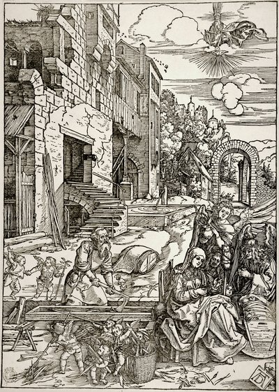 Das Leben der Jungfrau: Der Aufenthalt der Heiligen Familie in Ägypten (Bartsch 90) von Albrecht Dürer