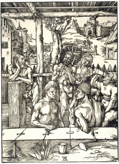 Das Männerbad (Bartsch 128) von Albrecht Dürer