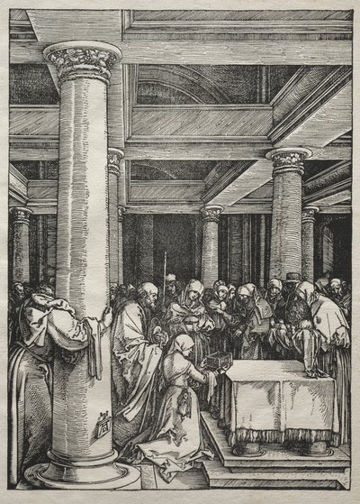 Leben der Jungfrau: Darstellung Jesu im Tempel, 1504-1505 von Albrecht Dürer