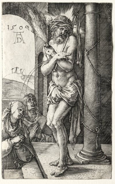 Der Schmerzensmann an der Säule, 1509 von Albrecht Dürer