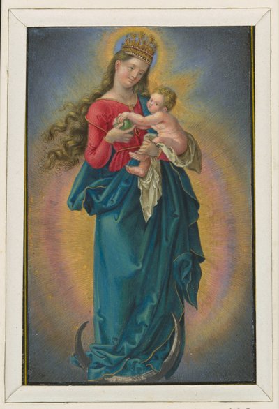 Maria auf der Mondsichel mit Sternenkrone von Albrecht Dürer