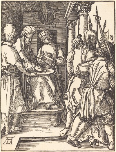 Pilatus wäscht seine Hände von Albrecht Dürer