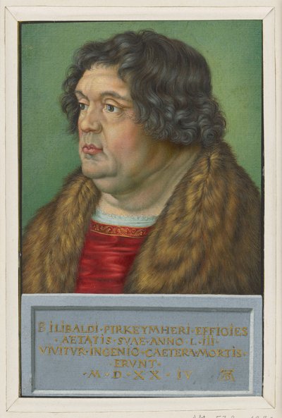 Porträt des Willibald Pirckheimer von Albrecht Dürer