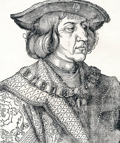 Porträt von Kaiser Maximilian I., 1511 von Albrecht Dürer