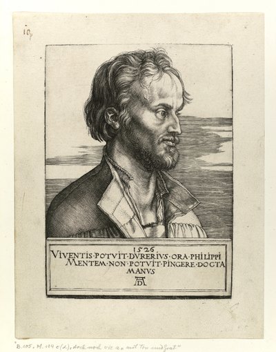 Porträt von Philipp Melanchthon, 1526 von Albrecht Dürer