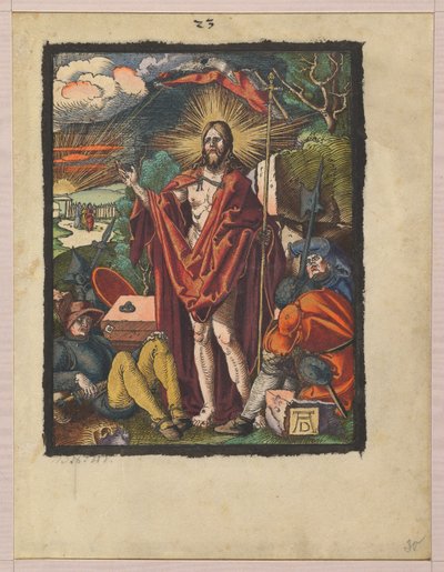 Auferstehung, aus "Die kleine Holzschnittpassion" von Albrecht Dürer
