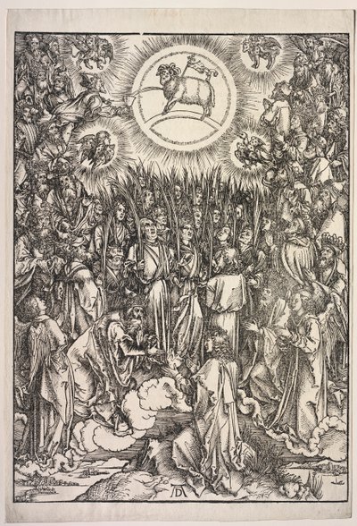 Offenbarung des Johannes: Die Anbetung des Lammes von Albrecht Dürer