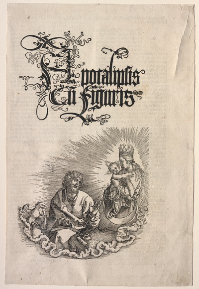 Offenbarung des Johannes: Titelseite zur Apokalypse von Albrecht Dürer