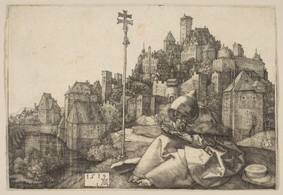 Der heilige Antonius beim Lesen von Albrecht Dürer