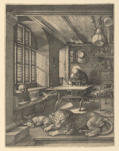 Heiliger Hieronymus in seinem Studierzimmer von Albrecht Dürer