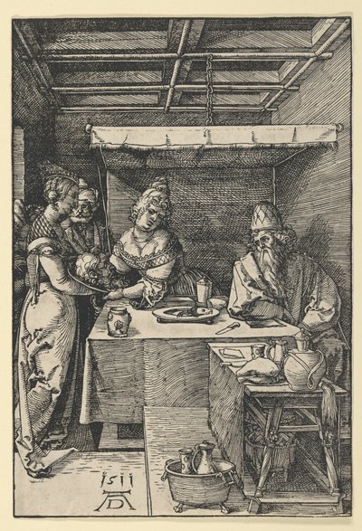 Salome erhält das Haupt von Johannes dem Täufer für ihre Mutter Herodias von Albrecht Dürer