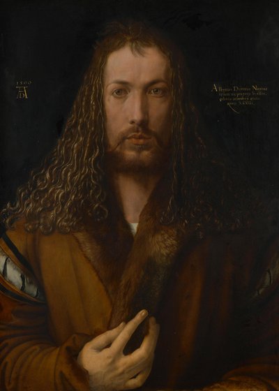 Selbstbildnis im Pelzrock von Albrecht Dürer
