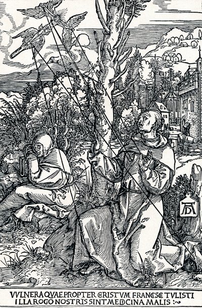 Der heilige Franziskus empfängt die Stigmata, 1504, 1906 von Albrecht Dürer